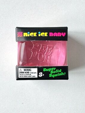 NEEDOH NICE ICE BABY-PINK STRESS FREE SQUISHY TOY